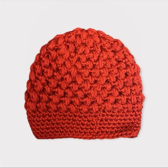 Handmade | Deep Red Baby Toque - Picture 1 of 3